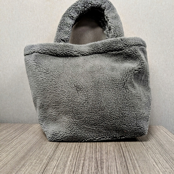 Prada Gray Fleece Tote Bag - Picture 2 of 6